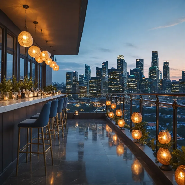 Elevated evenings: rooftop bar singapore experiences for luxury hotel guests