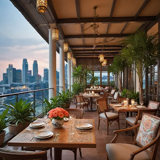 Hotels in Singapore for cultural and culinary events: refined stays for gourmet travellers