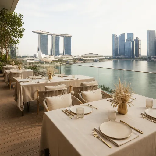 MBS hotel dining: refined culinary experiences above Marina Bay